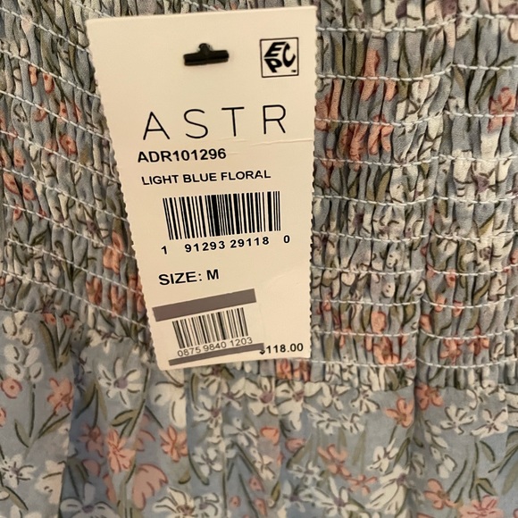 ASTR blue floral maxi dress-NWT - Picture 6 of 6
